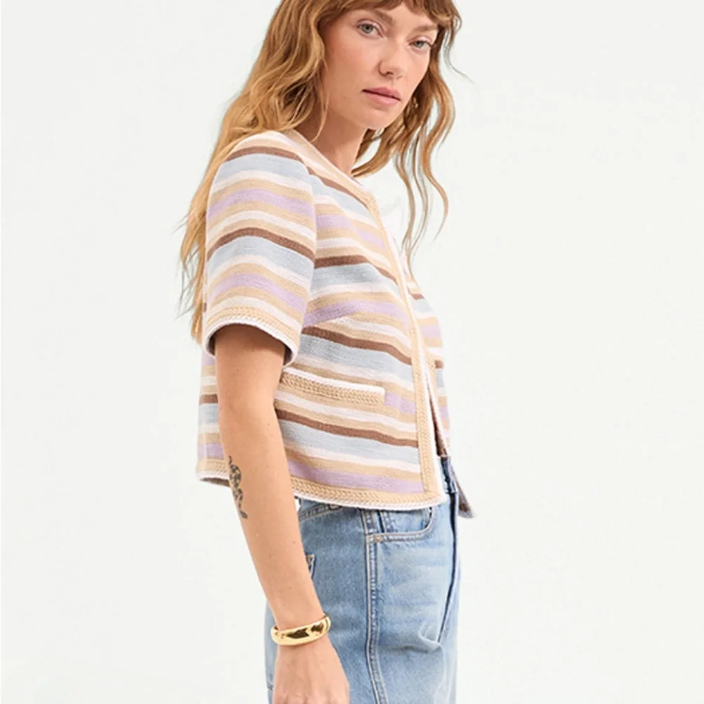 Veronica Beard Wyatt Short-Sleeve Jacket NEW with tag - Picture 6 of 7